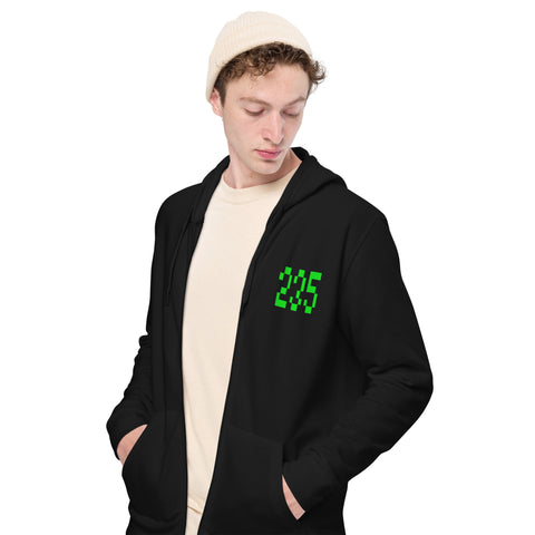 Unisex basic zip hoodie