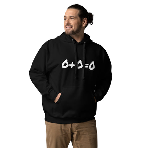 0+0=0 Unisex Hoodie